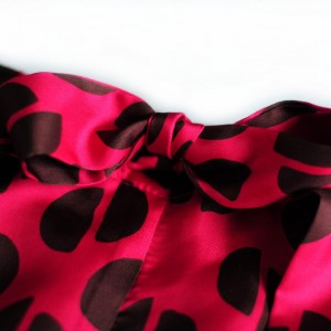 Silk Pajama Pants Detail